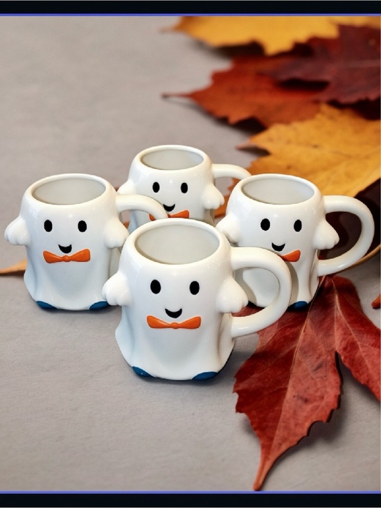 Hyde and Eek Other - Set of “4” New Target Hyde and Eek Boutique Ghost Mugs